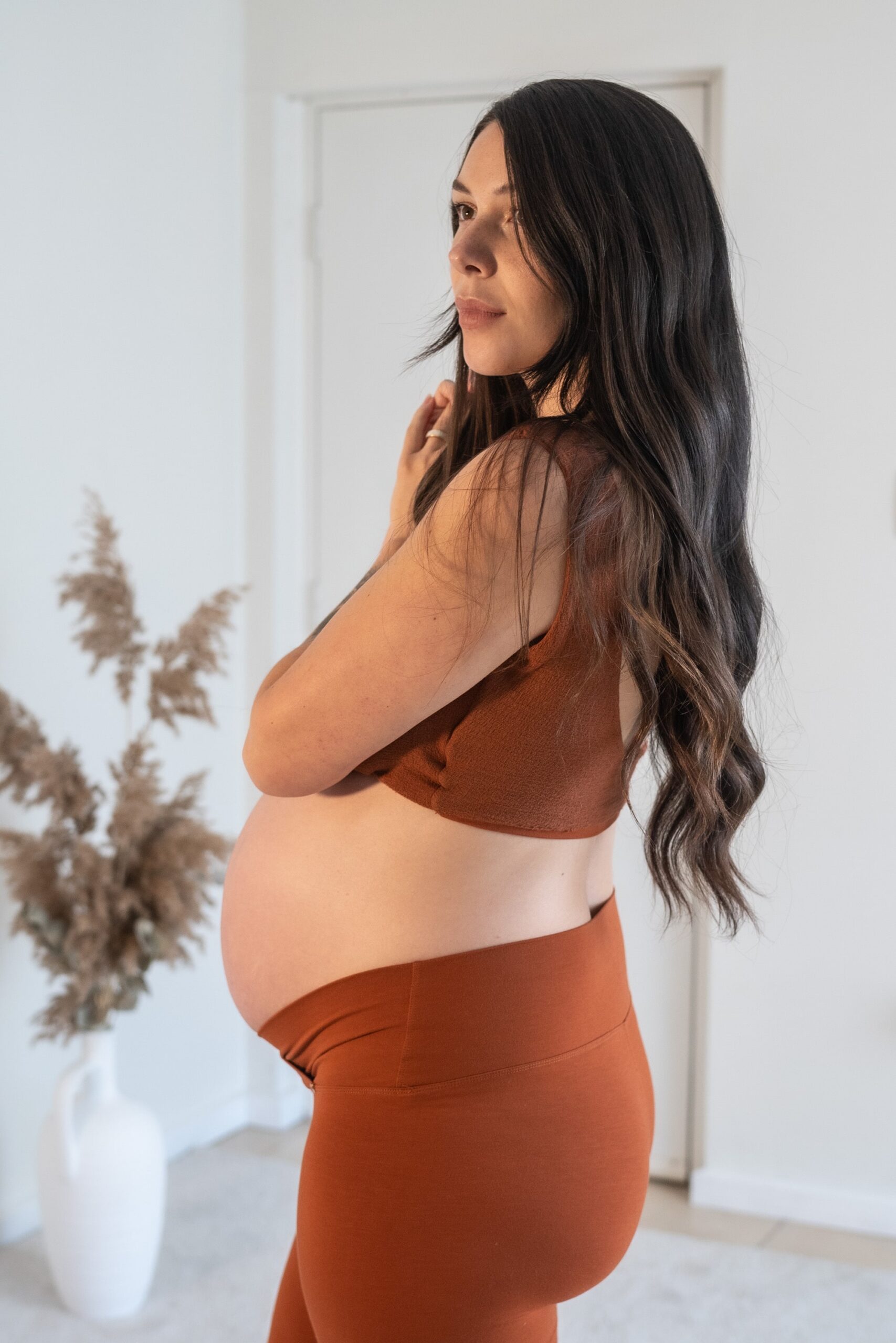 Lotus Leggings Terracotta - Bamboo image 5