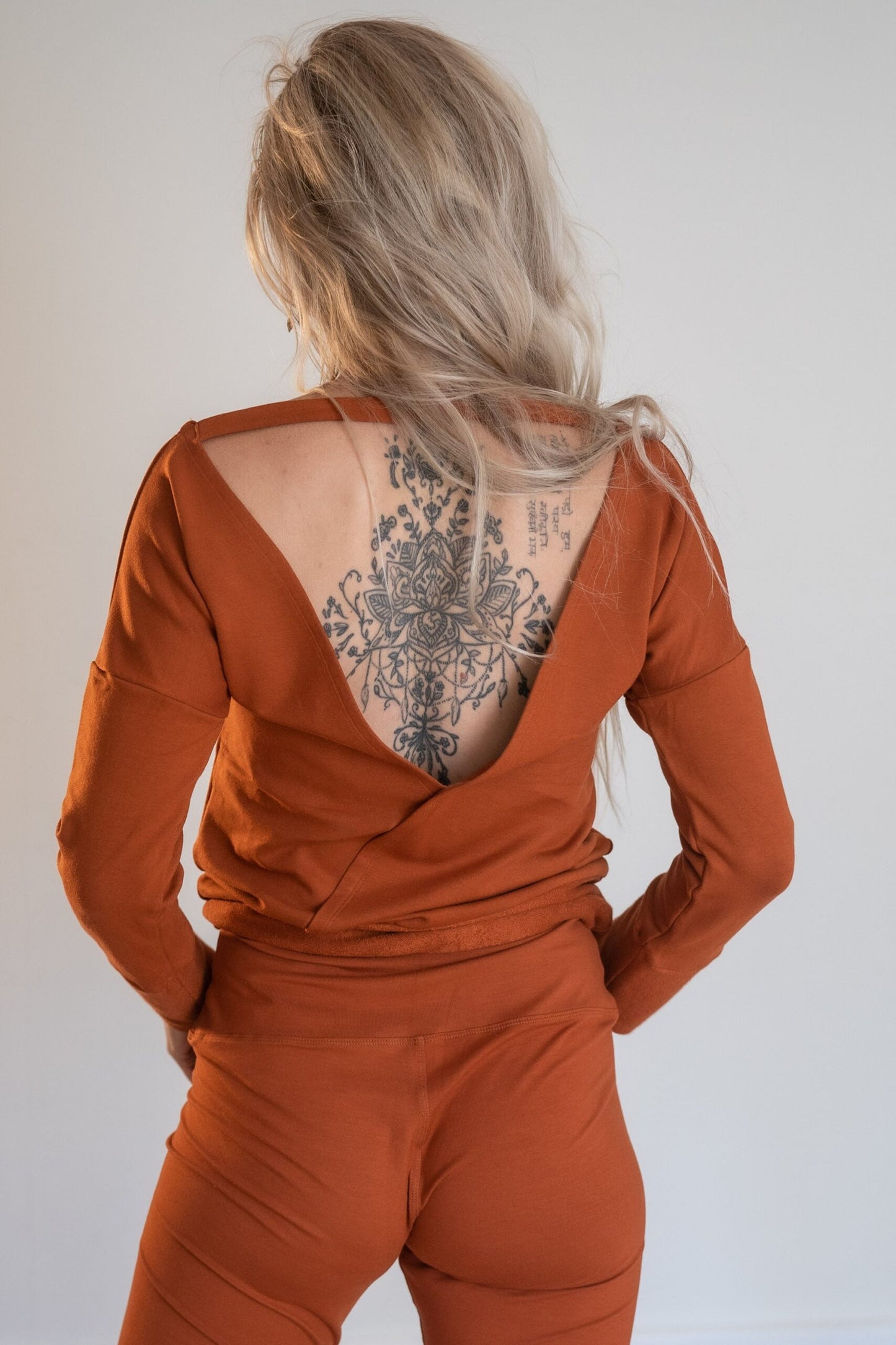 Soma Sweater Terracotta - Bamboo image 6