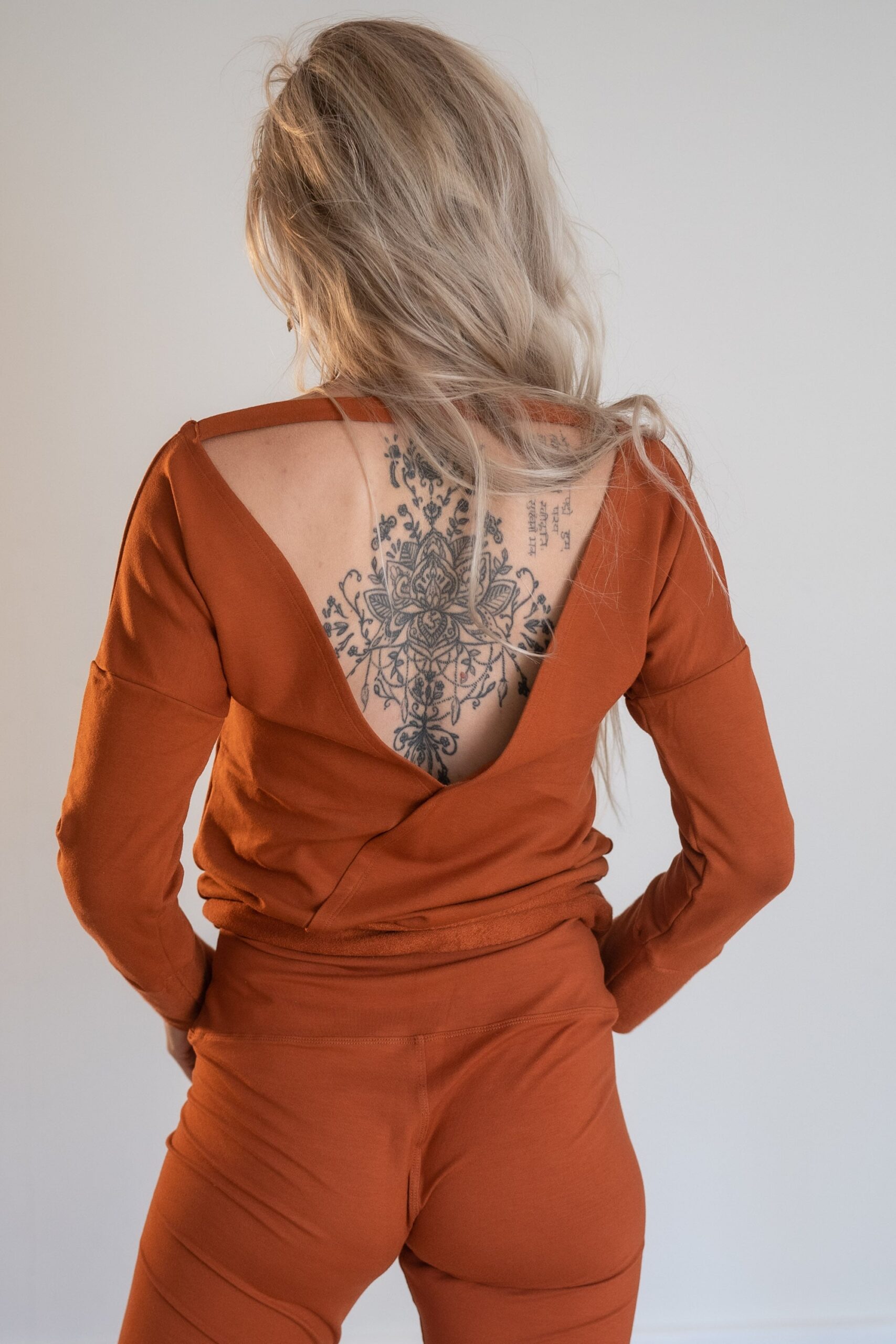 Soma Sweater Terracotta - Bamboo image 6