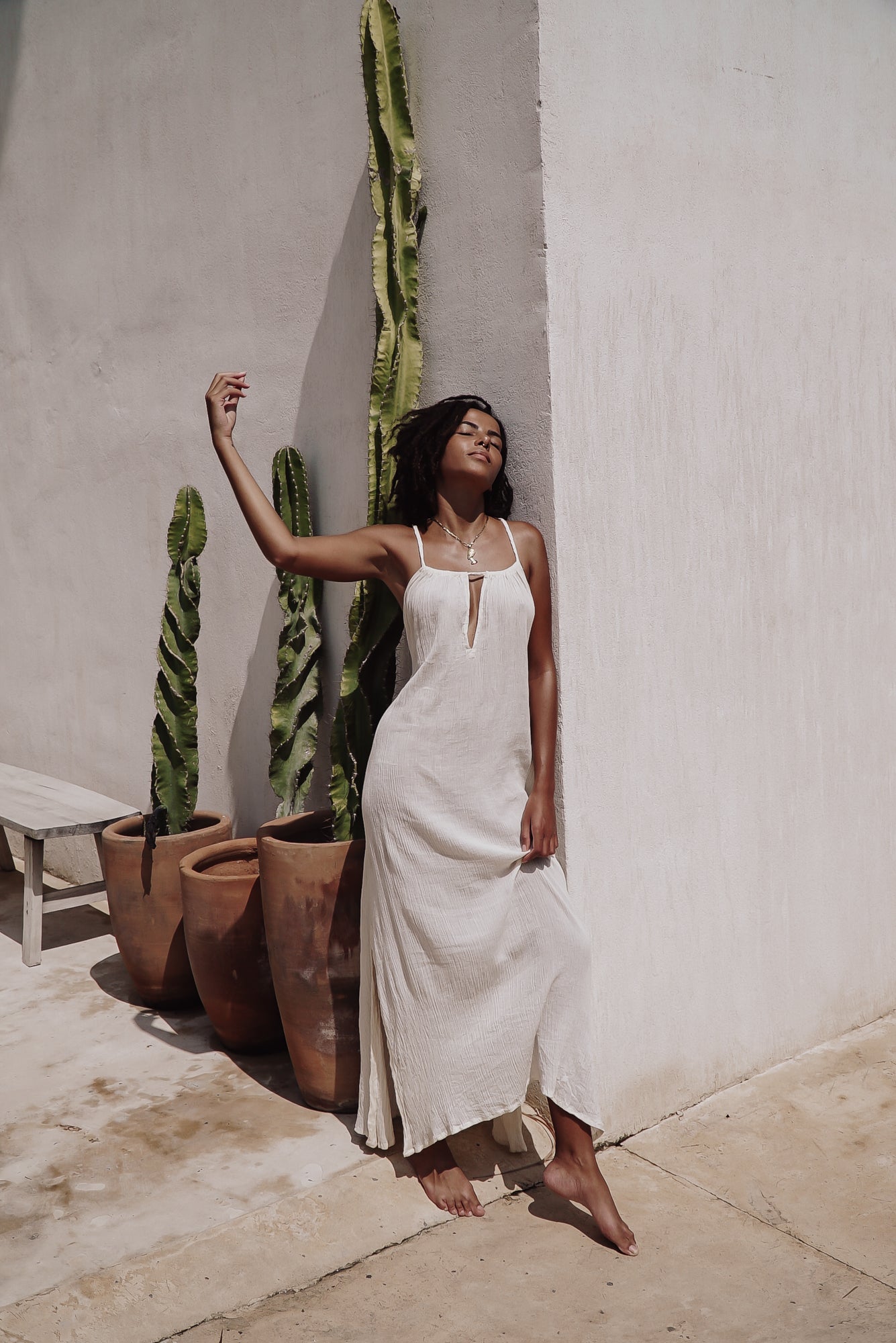 Grace Ivory - Organic Cotton Dress image 0