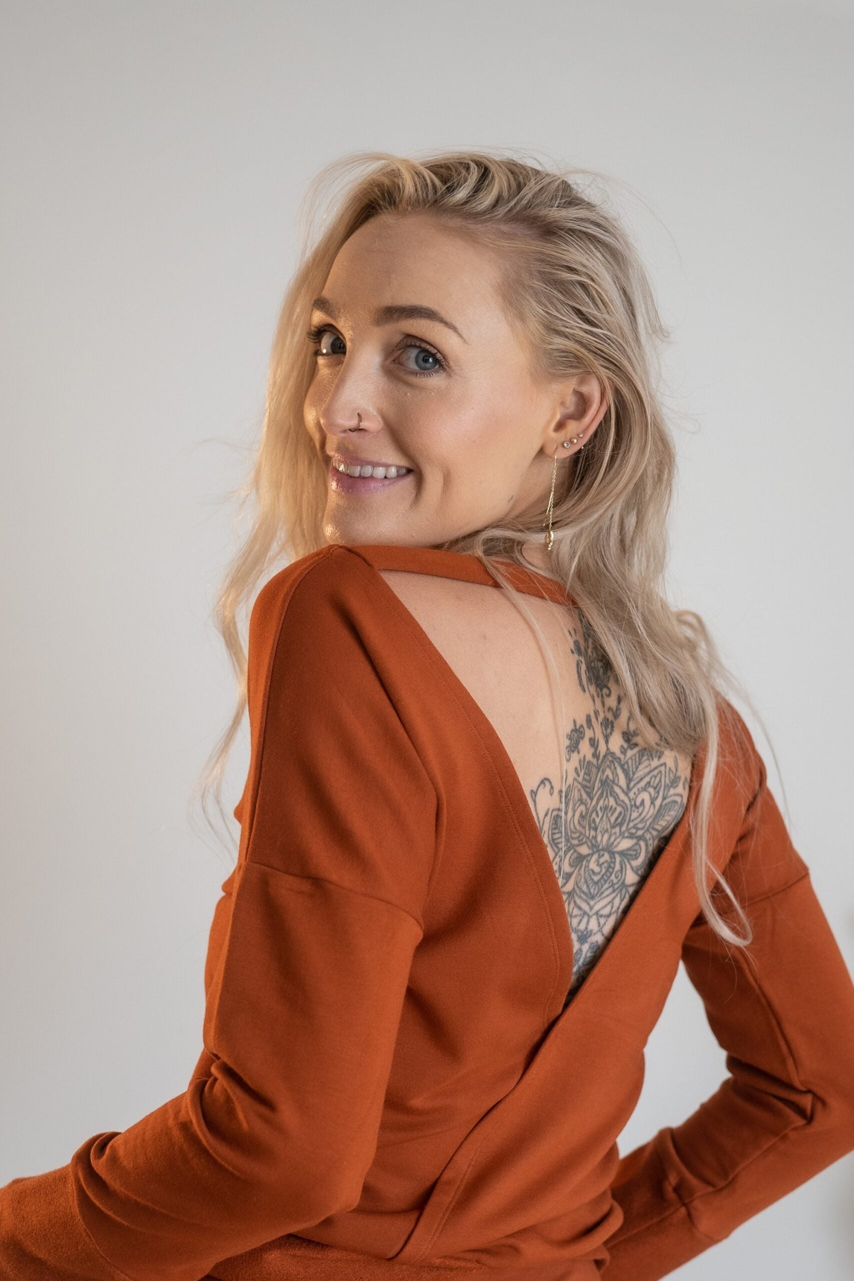 Soma Sweater Terracotta - Bamboo image 7