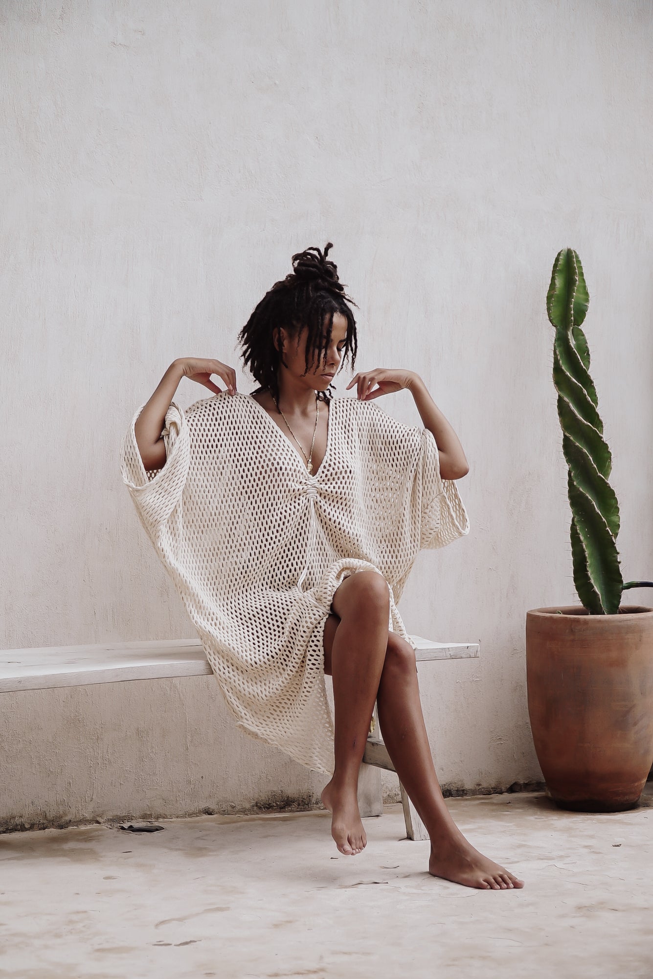 Grace Ivory - Organic Cotton Dress image 1