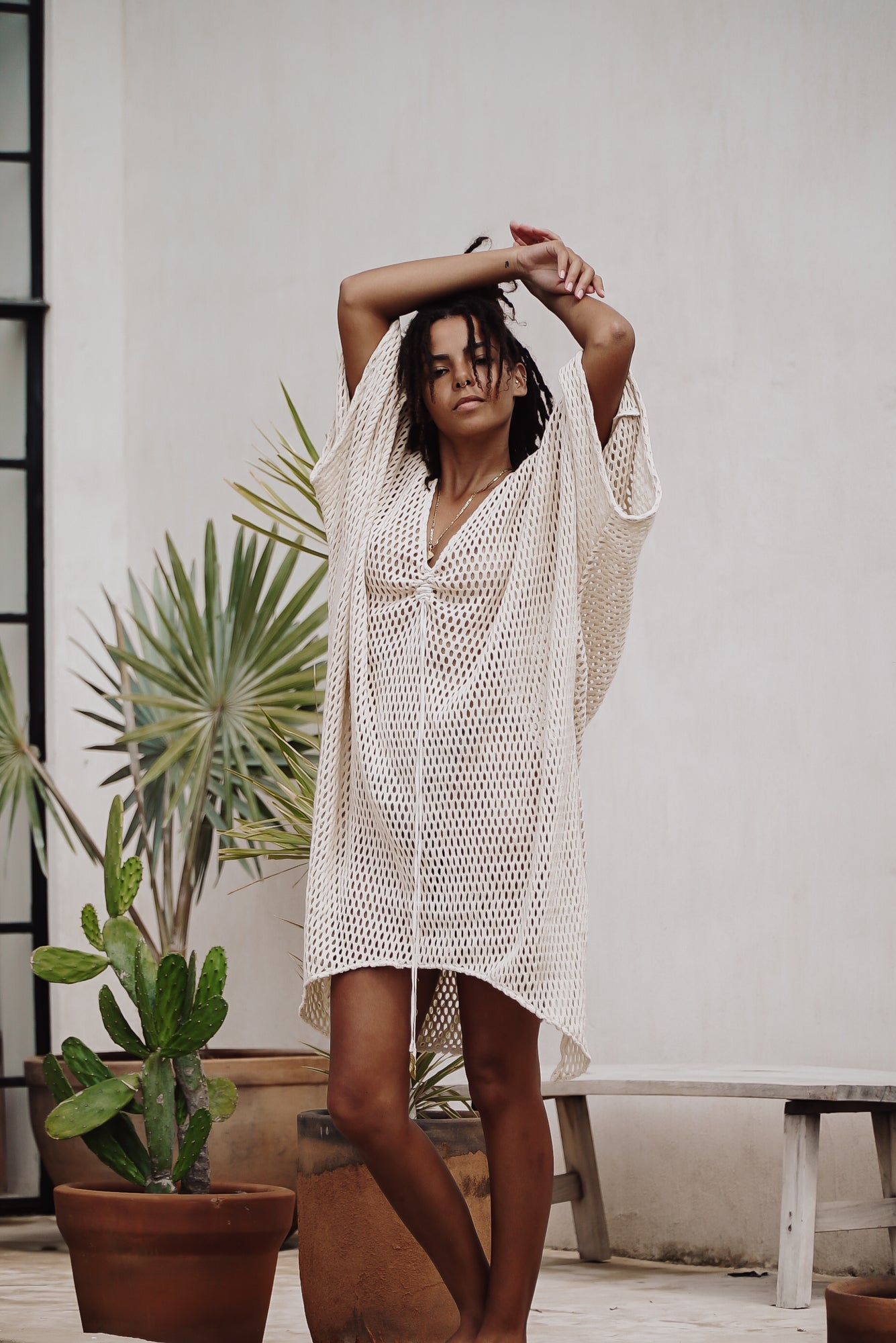 Grace Ivory - Organic Cotton Dress image 6