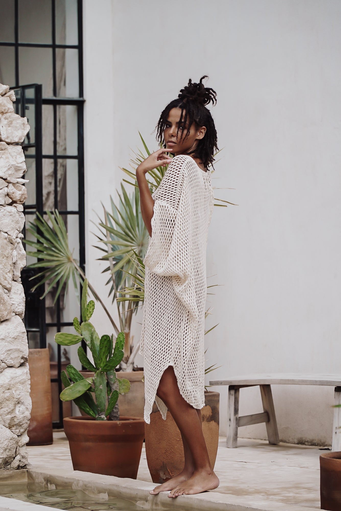 Grace Ivory - Organic Cotton Dress image 5