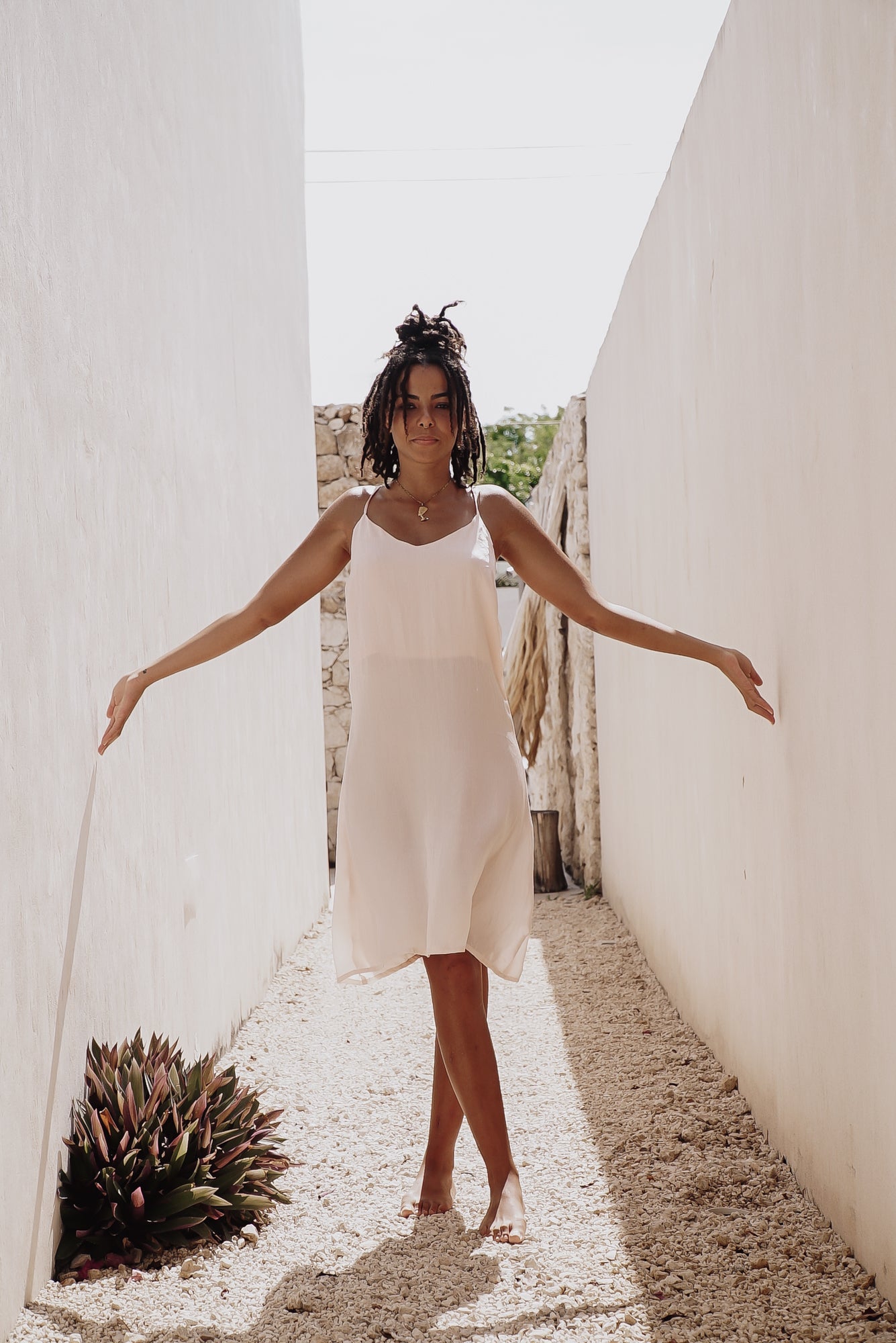 Elegance Pearl - Silk Dress image 6