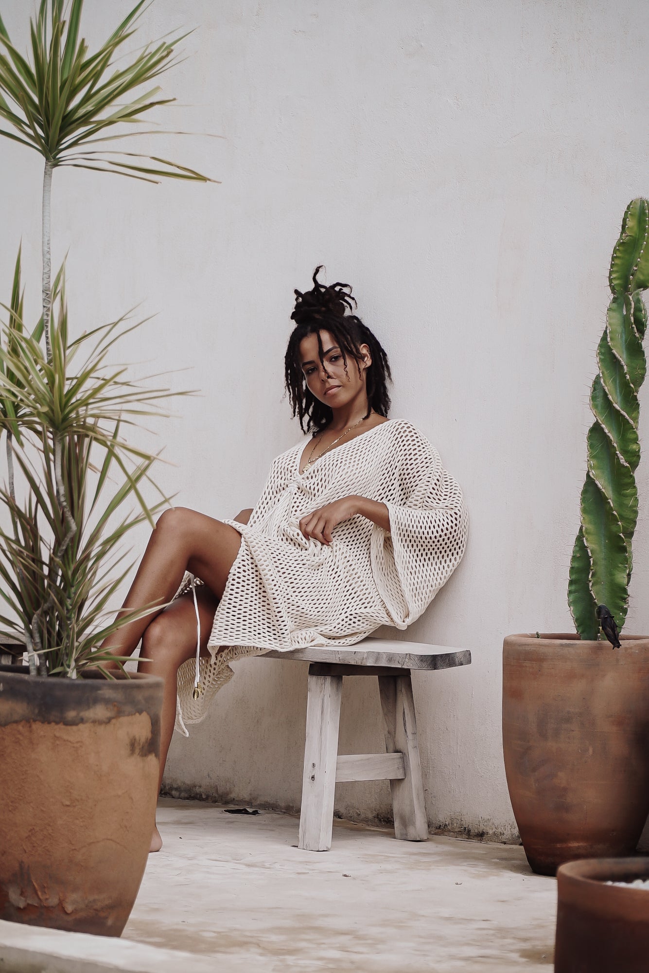 Grace Ivory - Organic Cotton Dress image 4