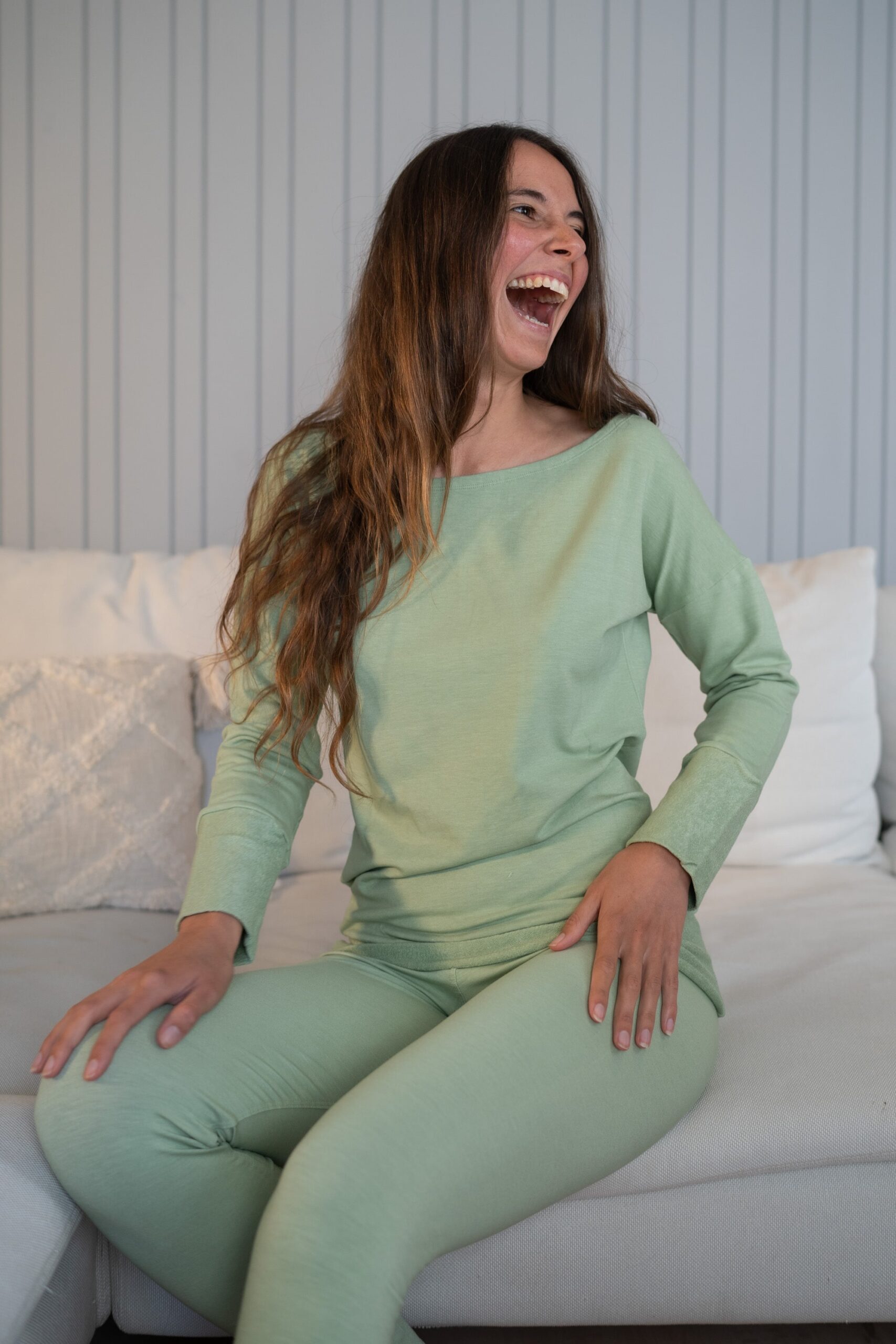 Soma Sweater Mint - Bamboo image 0
