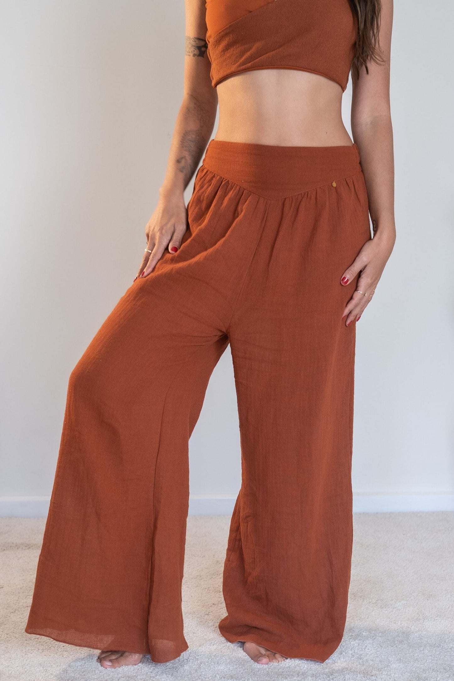Tayu Pants White - Nettle Fibre image 12