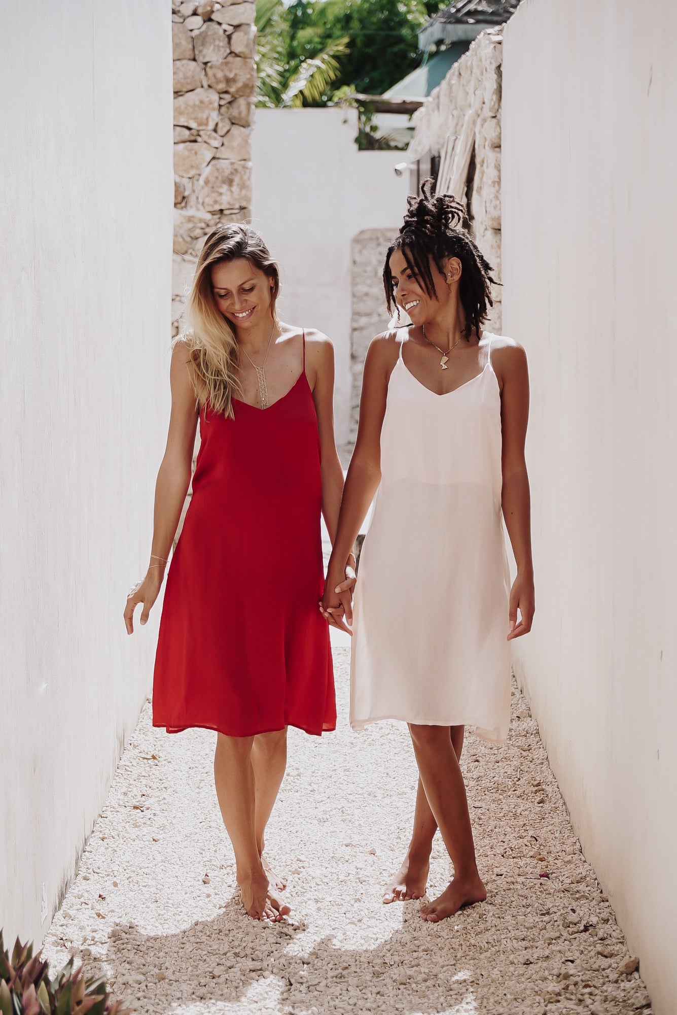 Elegance Ruby Red - Silk Dress image 12