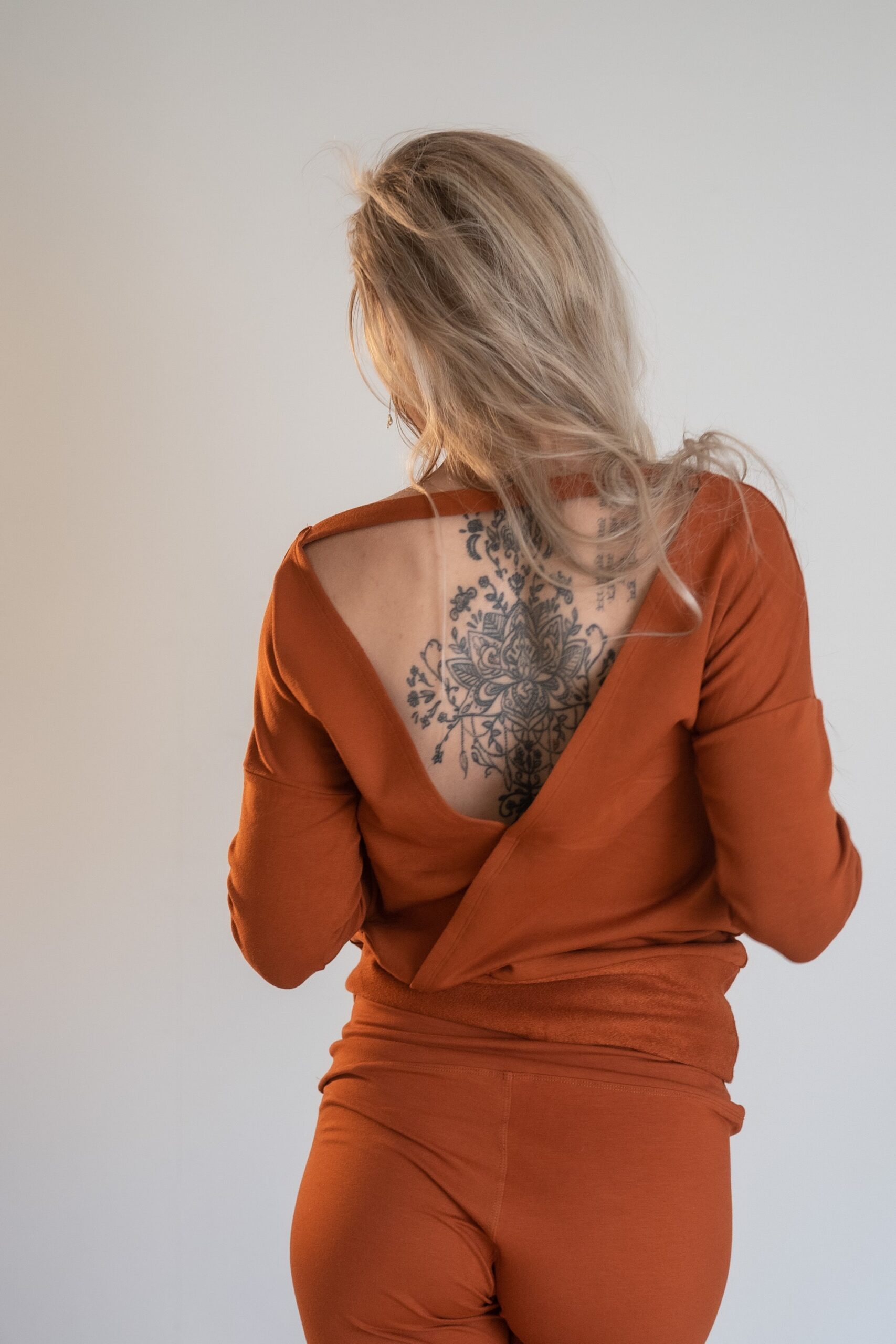 Soma Sweater Terracotta - Bamboo image 5