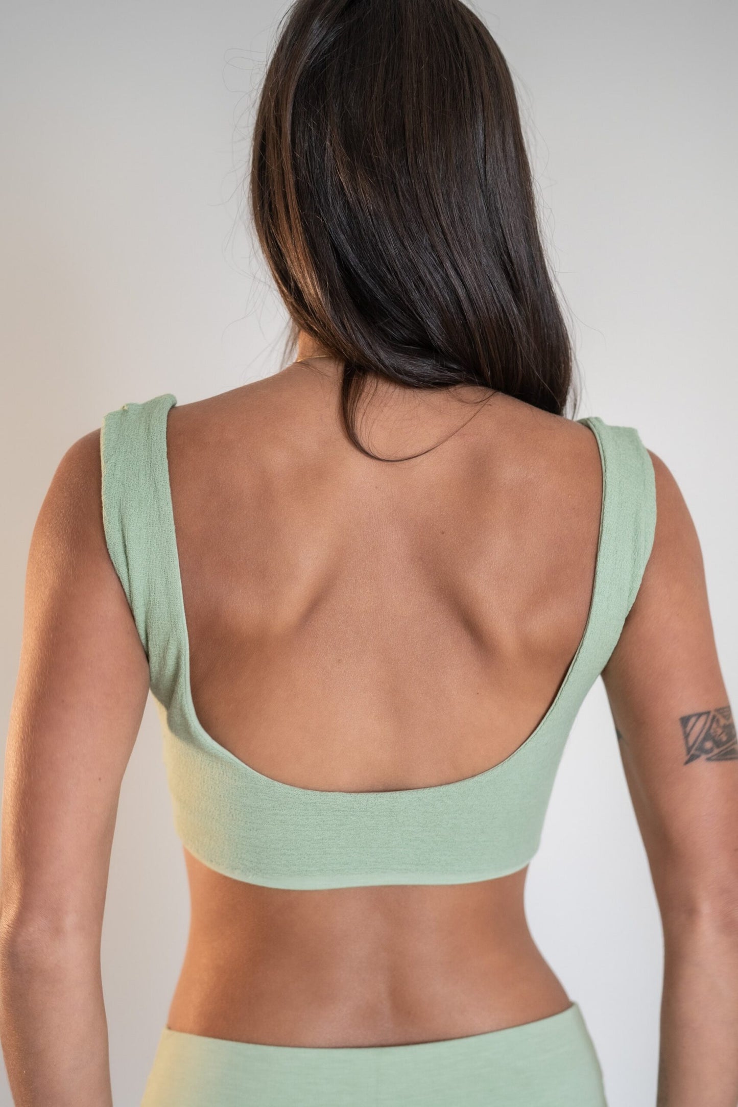 Lotus Yoga Top Mint - Nettle Fibre image 2