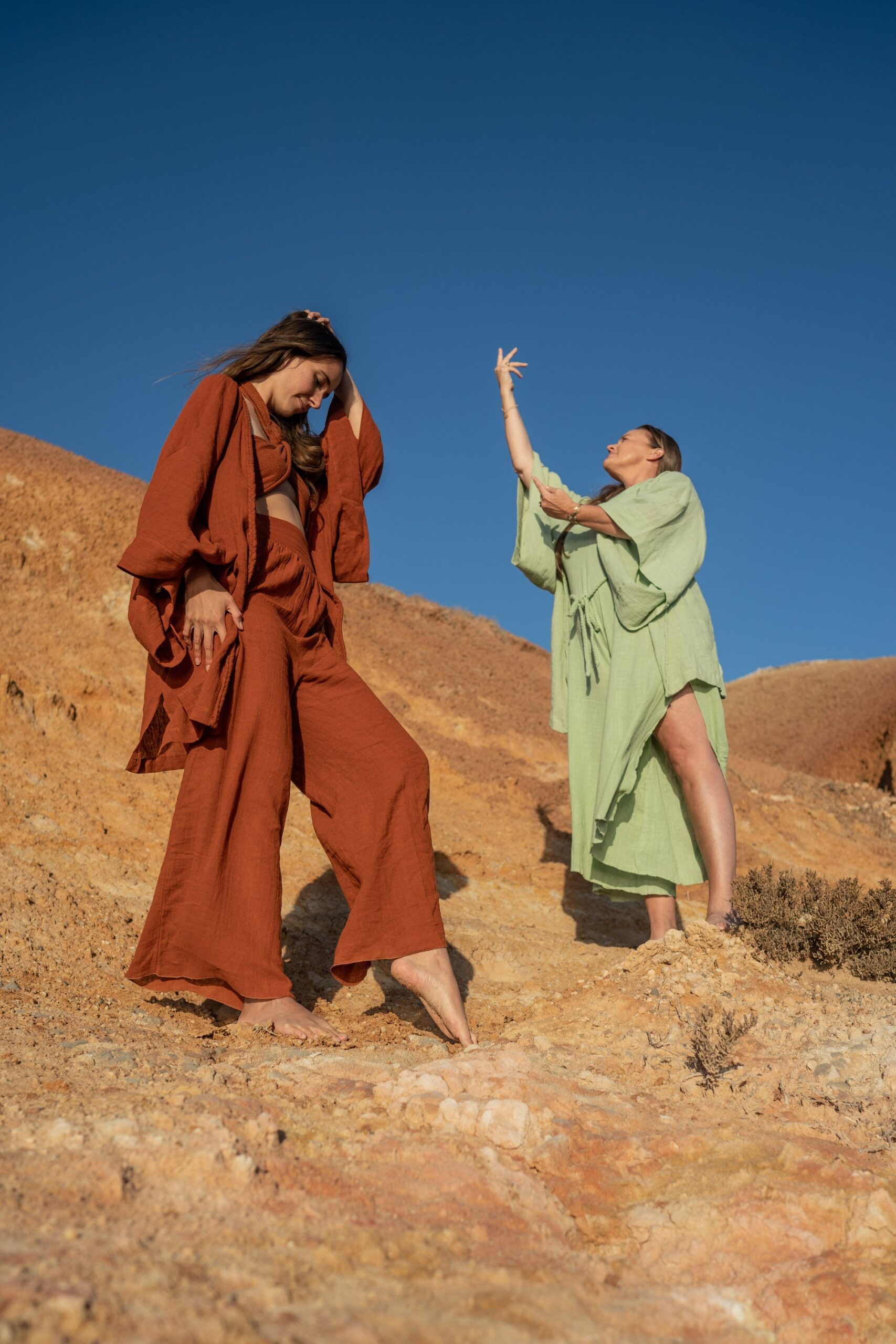 Tayu Kimono Mint - Nettle Fibre image 6