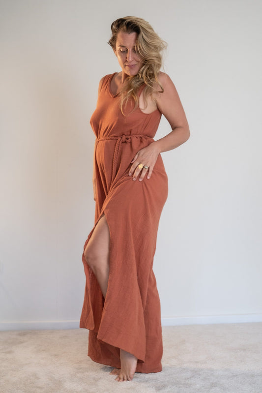 Joysuit Terracotta- Cotton Gauze image 1