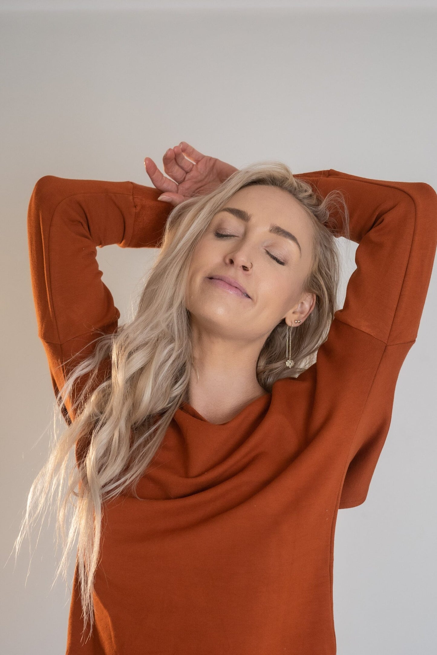 Soma Sweater Terracotta - Bamboo image 4