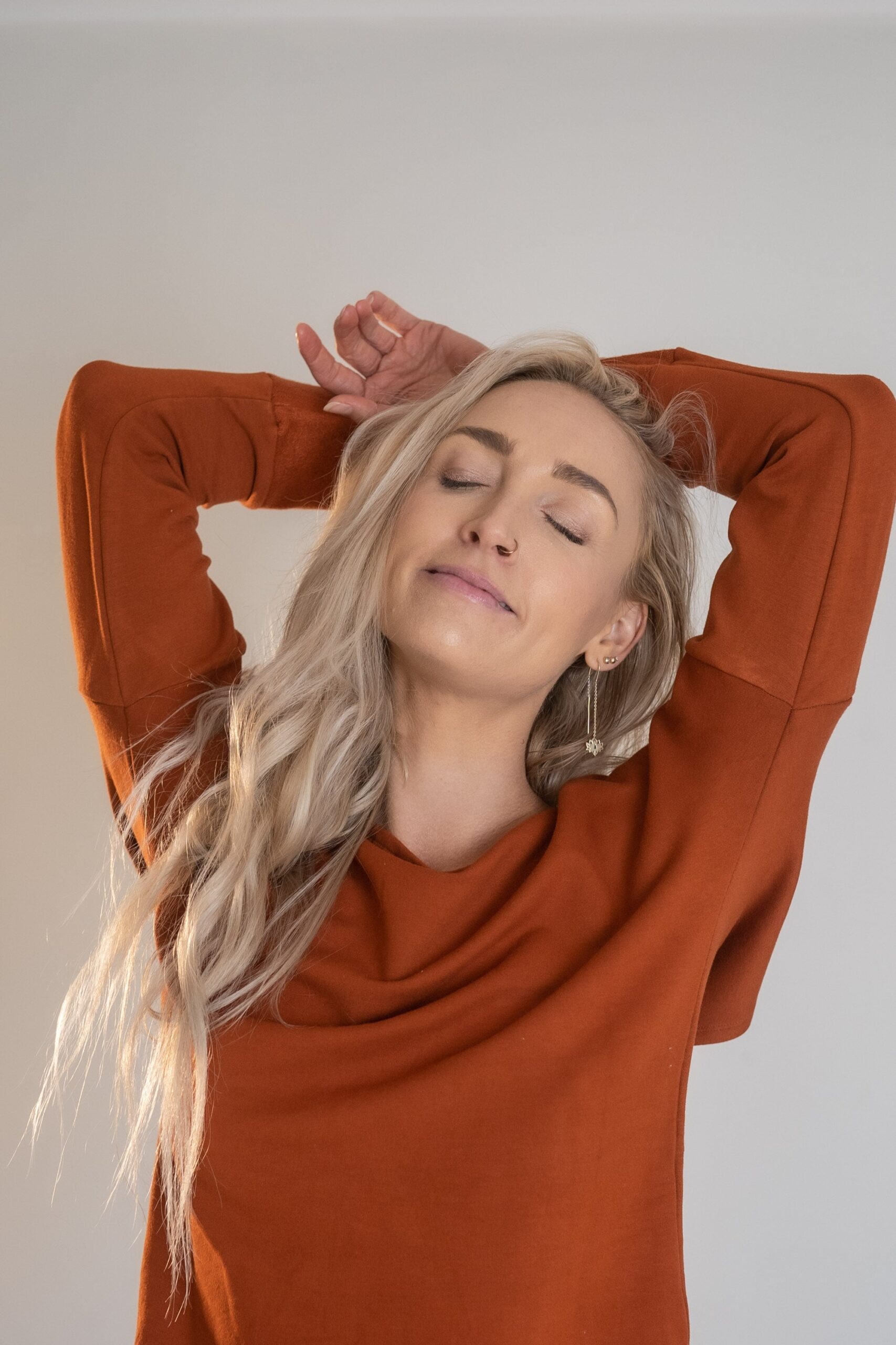 Soma Sweater Terracotta - Bamboo image 4