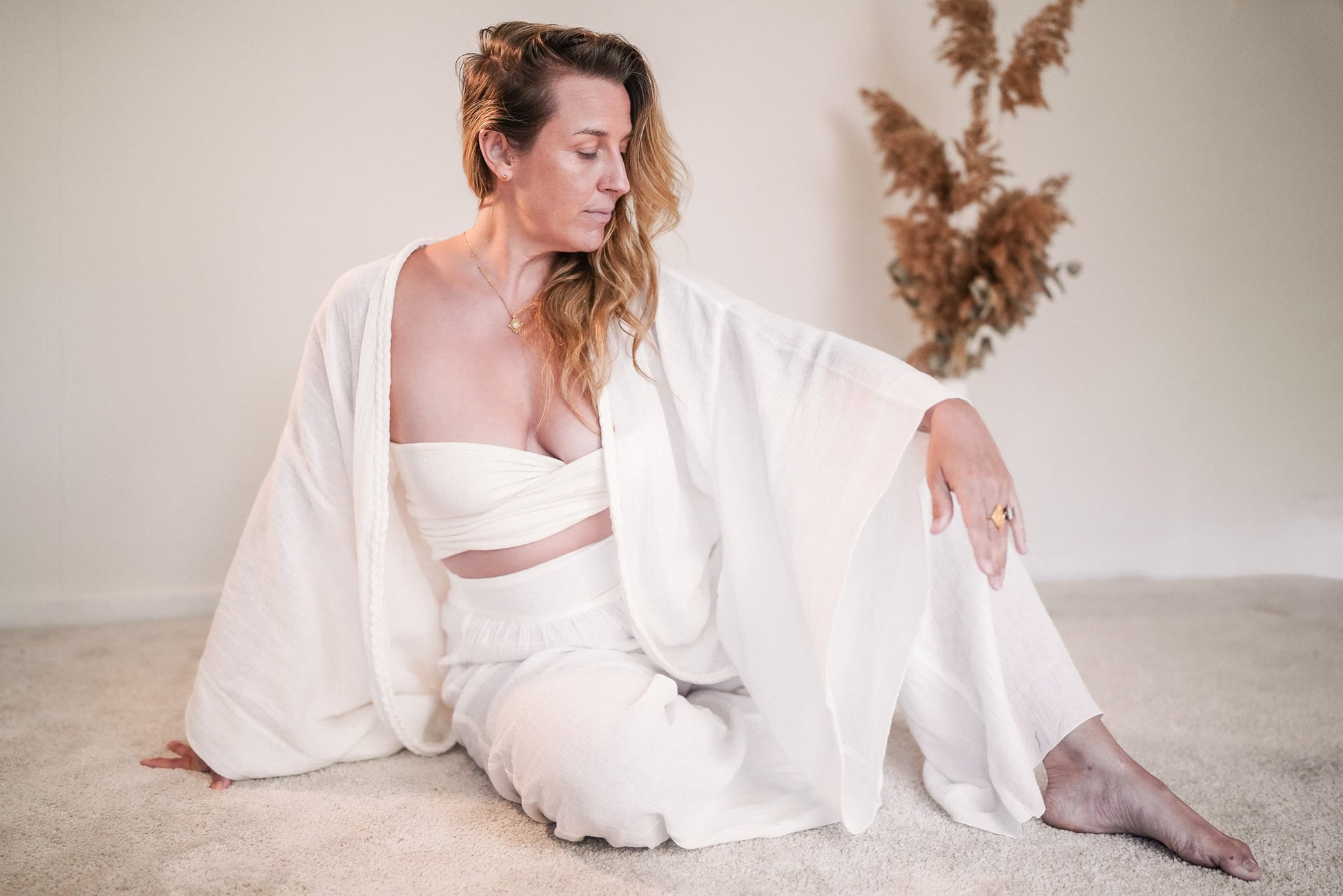 Muse 4-way Top White - Nettle Fibre image 9