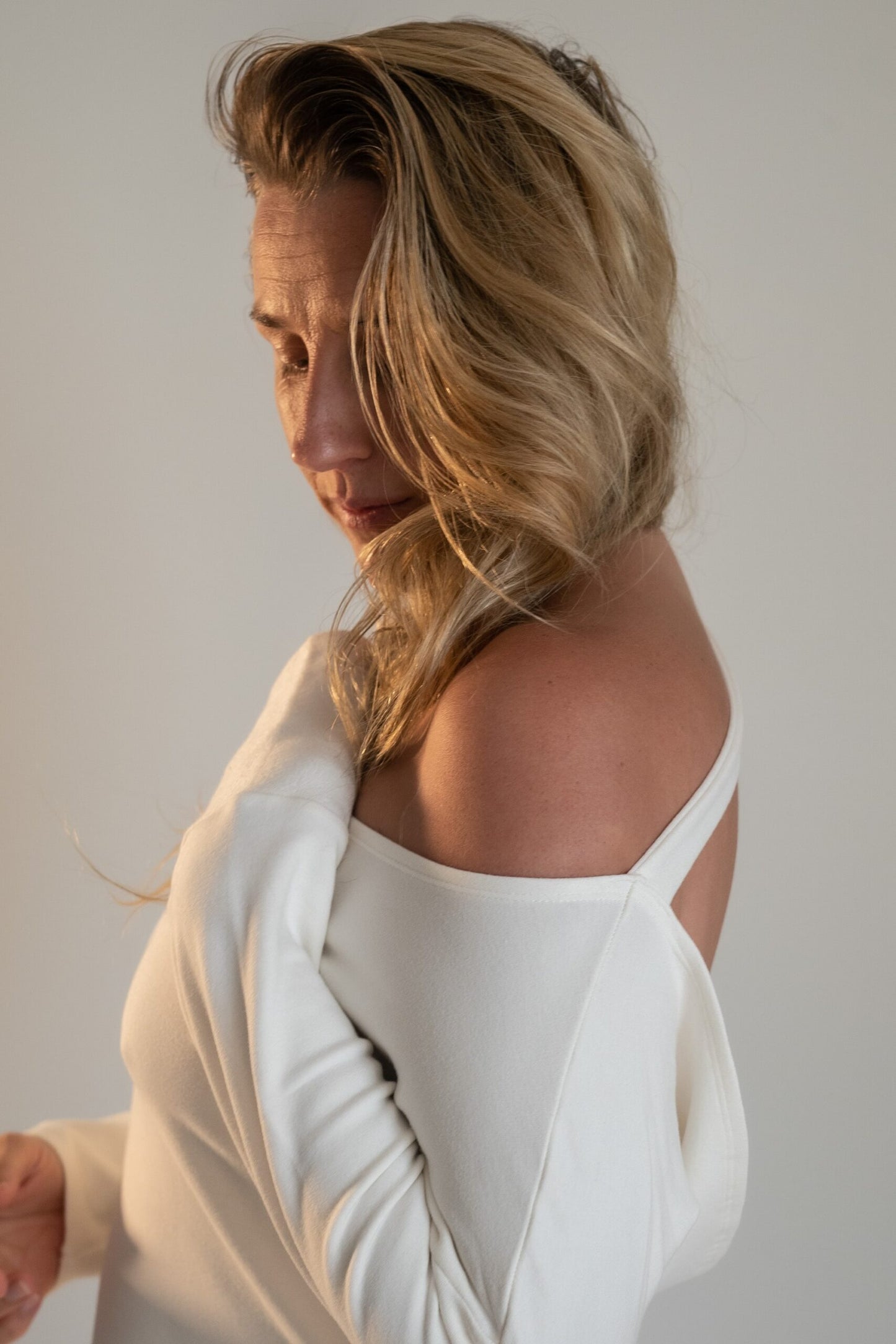 Soma Sweater White - Bamboo image 8