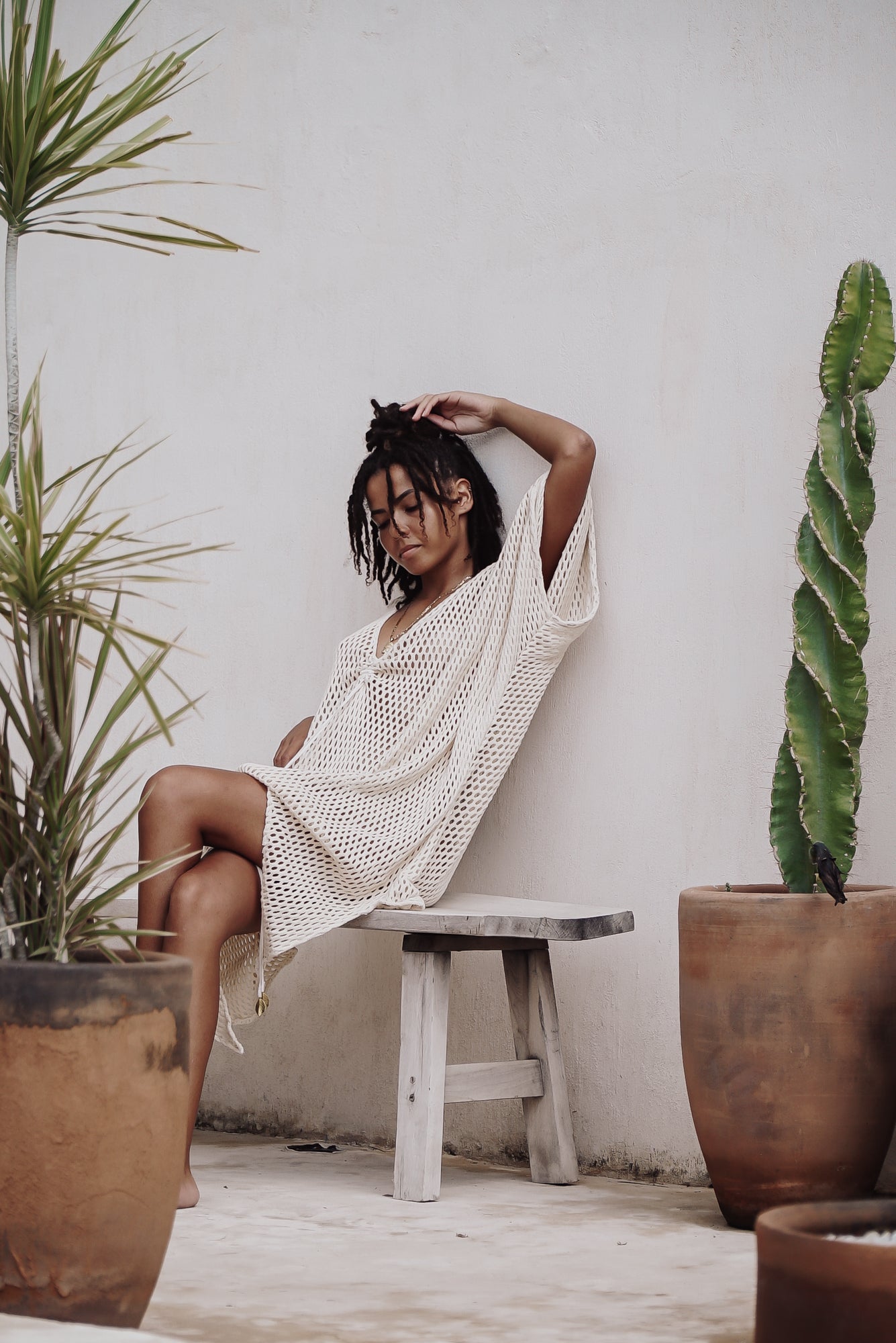 Grace Ivory - Organic Cotton Dress image 3