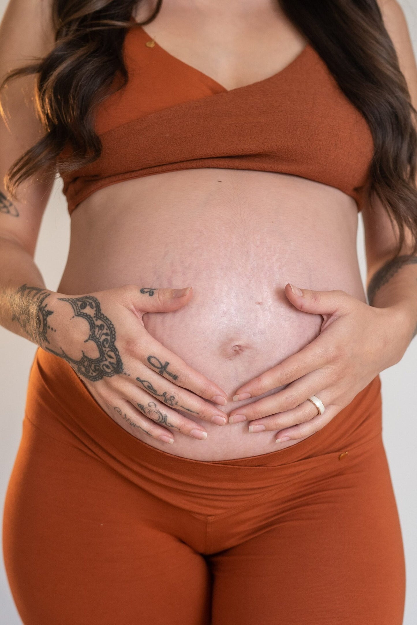 Lotus Yoga Top Terracotta – Nettle Fibre image 9
