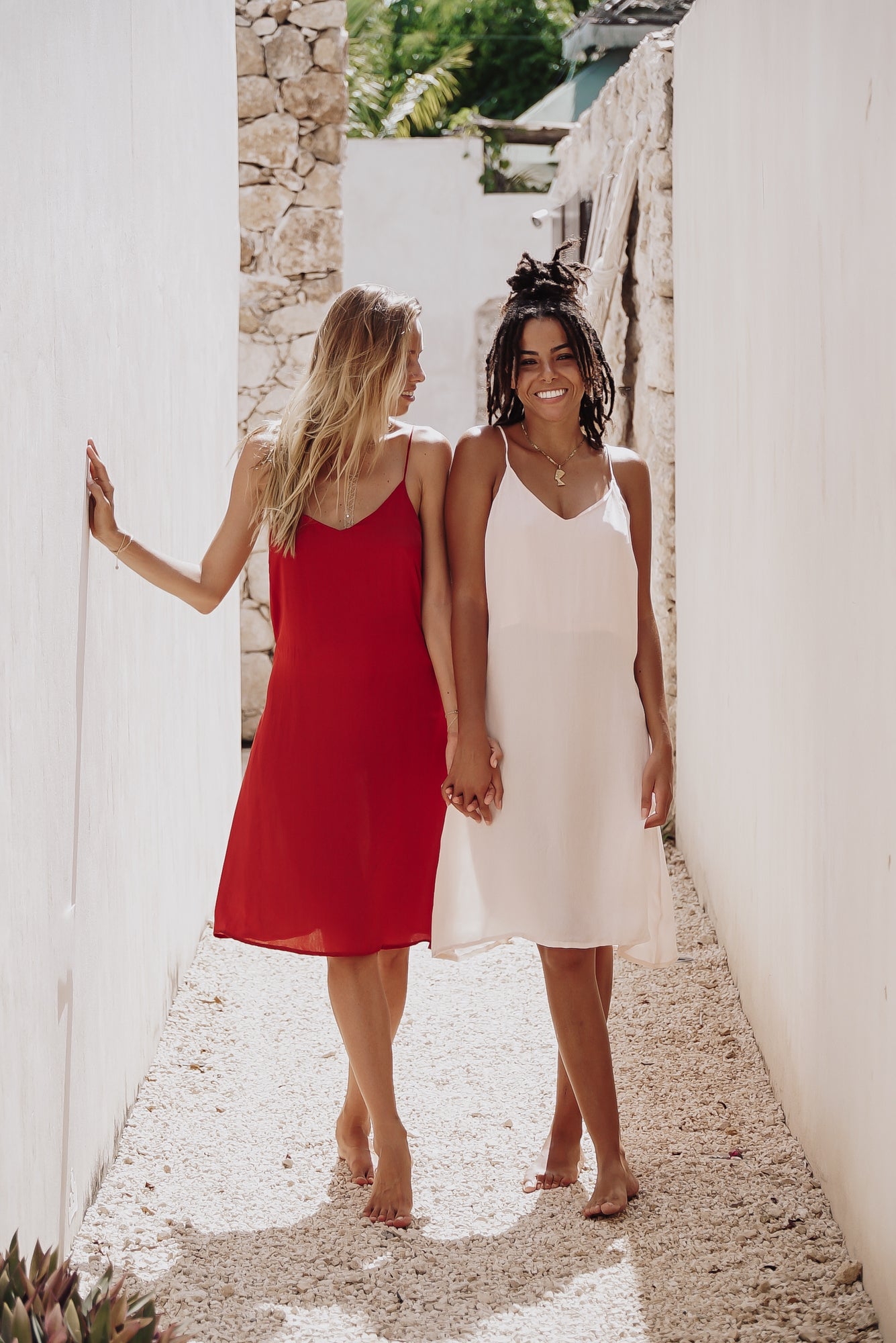 Elegance Ruby Red - Silk Dress image 10