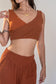 Lotus Yoga Top Terracotta – Nettle Fibre image 8