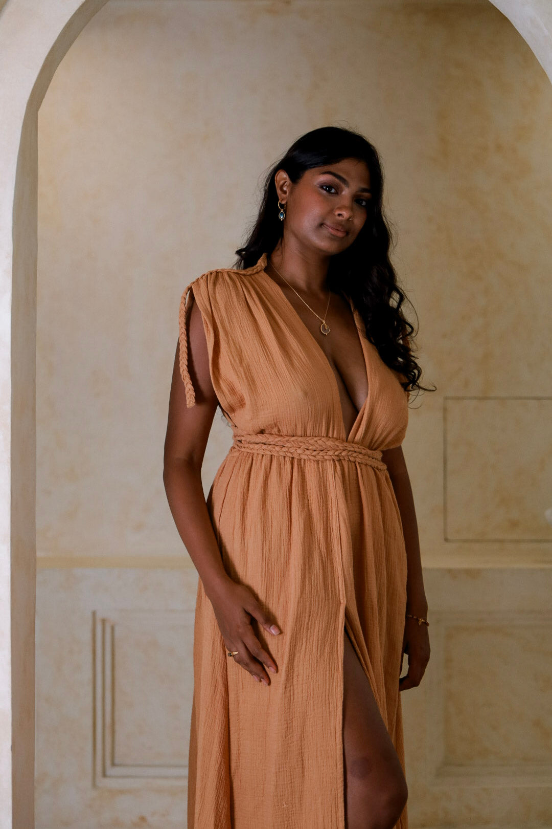 Quedesha Kaftan - Organic Cotton Desert