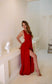 Magdala Dress - Organic Cotton Red