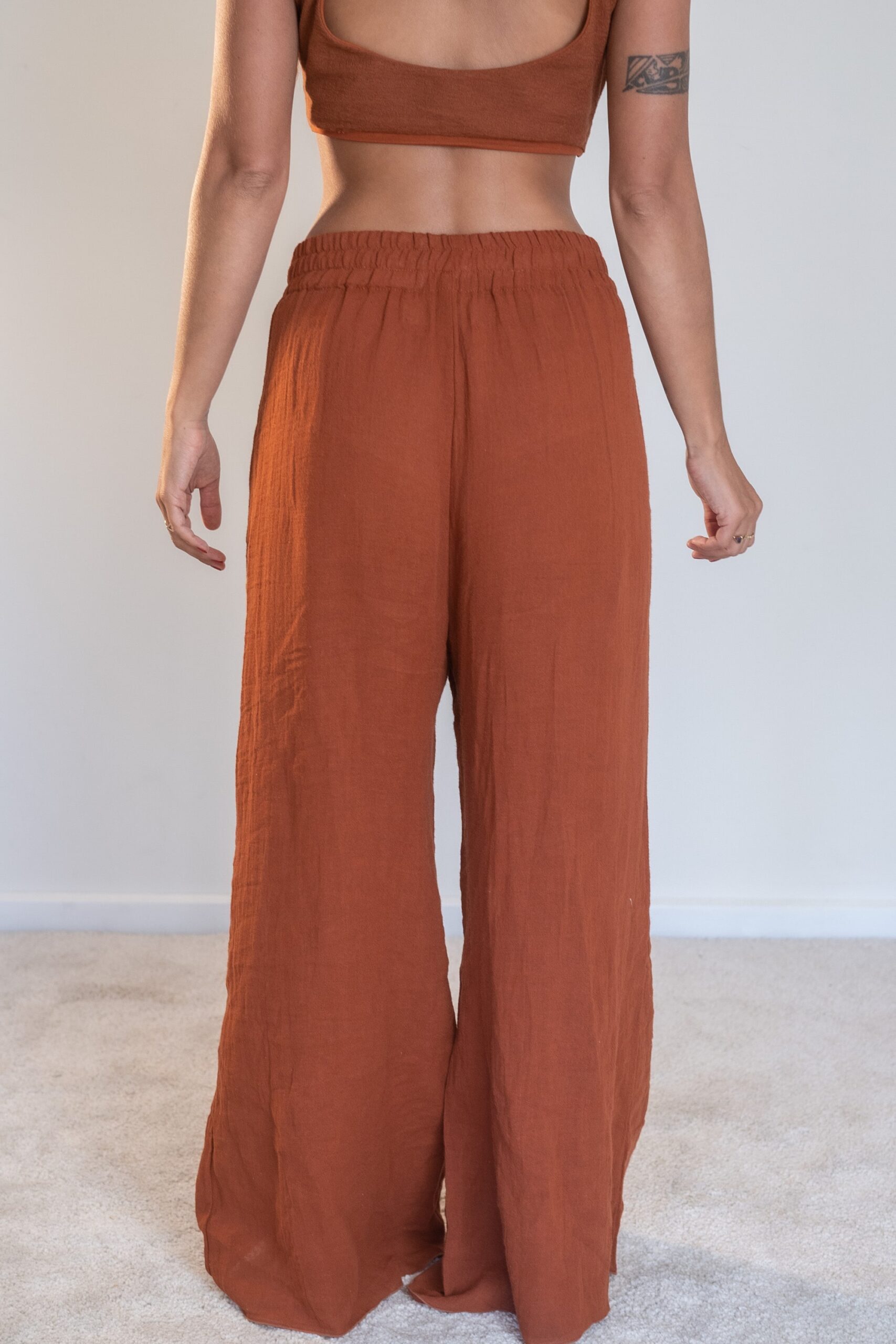 Tayu Pants White - Nettle Fibre image 11