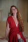 Quedesha Kaftan - Organic Cotton Red