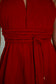 Magdala Dress - Organic Cotton Red