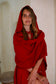 Witch Cloak - Organic Cotton Red