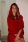 Witch Cloak - Organic Cotton Red