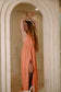 Magdala Dress - Organic Cotton Peach