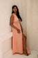Quedesha Kaftan - Organic Cotton Peach