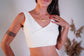 Lotus Yoga Top White - Nettle Fibre image 4
