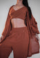 Tayu Kimono Terracotta - Nettle Fibre image 6