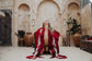 PRE ORDER - Mystic Red Rose Silk Kimono