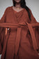Tayu Kimono Terracotta - Nettle Fibre image 5