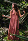 Isis Dress – Raw Silk Dusky Pink image 0