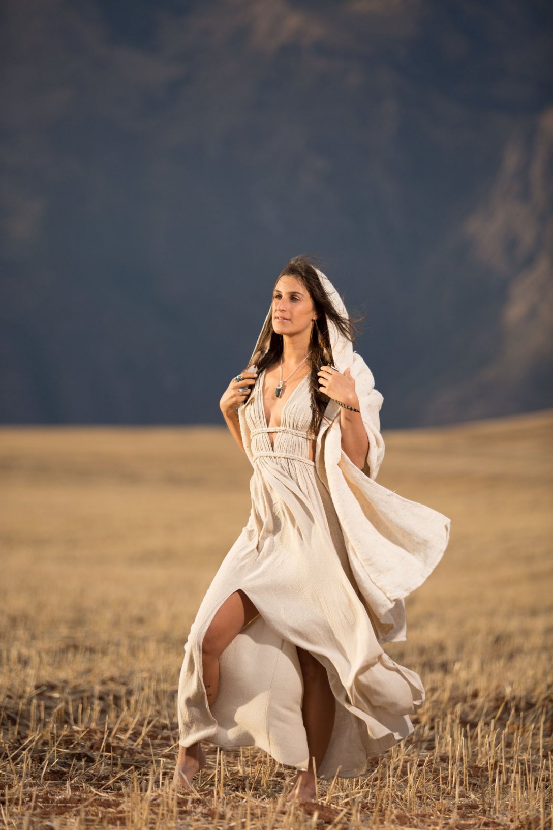 Inanna Dress – Raw Silk Sand - Image 14