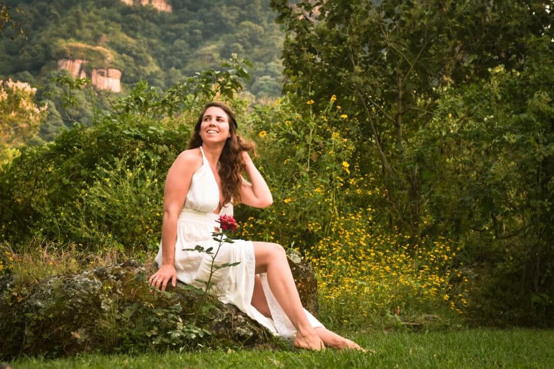Venusian Rose Dress – Rosepetal Lace - Image 10